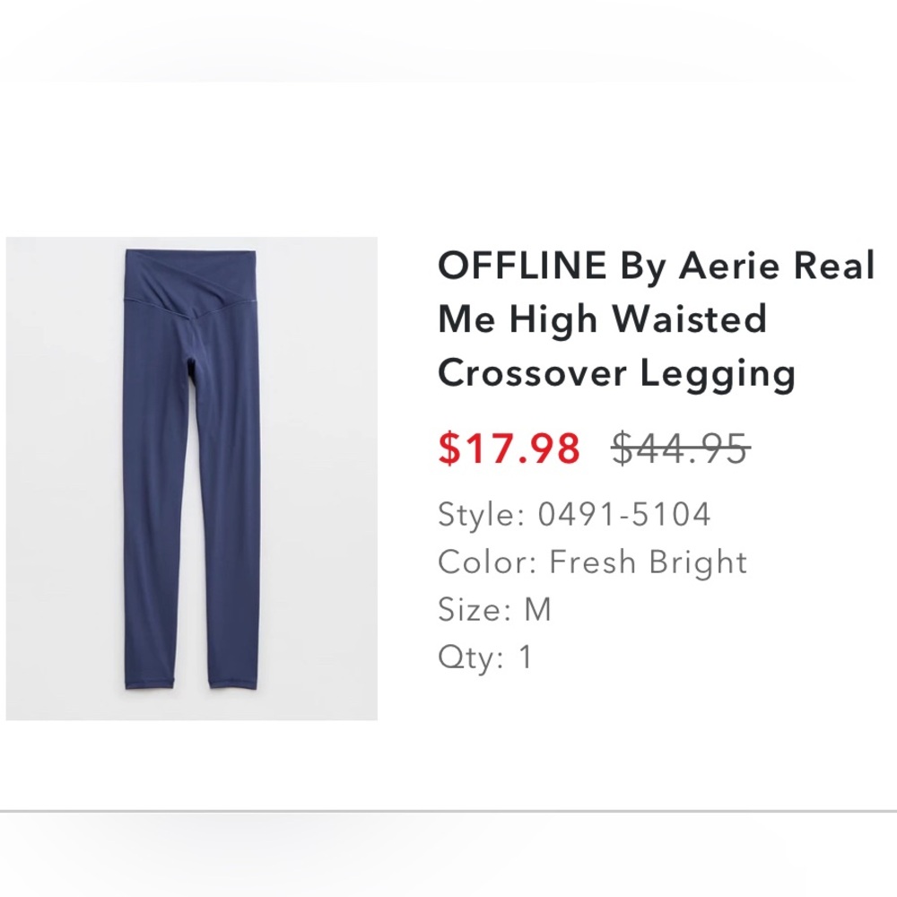 Aerie Crossover Leggings